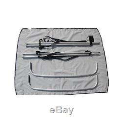 2-Bow Portable Bimini Top Cover Sun Canopy Suit 7.5 to 11foot Inflatable Boat