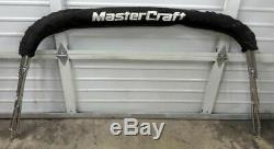 2003 MasterCraft X9 Boat Bimini Top 483704-JB Black Stainless Steel