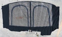 2003 Sea Ray 200 Sundeck Canvas Rear Isinglass Window Bimini Top Aft Curtain