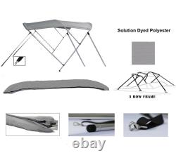 3-Bow Aluminum Bimini Top Compatible with Bayliner 2006 TROPHY DC 2008