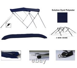 3-Bow Aluminum Bimini Top Compatible with SeaDoo SPORTSTER 1800 1998-2000