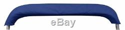 3 Bow Bimini Top Boat Cover 46 H X 67-72 W 6' Long, with Rear Support Poles