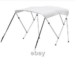 3 Bow Bimini Top PREMIUM RANGE 79 84 Width, 6ft Long White