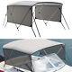 3 Bow Bimini Tops with Detachable Mesh Sidewalls, Sun Shade Boat Canopy