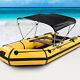 3 Bow Boat Bimini Top Boat Cover Set with 2 Windproof Straps For 73-78 Width Boat