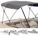 3 Bow High Profile Bimini Tops for Boats Fits 54 H X 72 L X 73 to 78 Wide