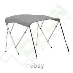 3Bow (46H 91-96W 6L) Durable 600D Bimini Top Boat Cover For Jon Boats