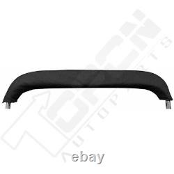 3Bow Black long-lasting Color Bimini Top Boat Cover 46 High x 73-78 W x 6'L