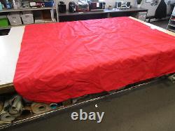 4 Bow Bimini Top Red Cover 112 Long X 115 Wide Marine Boat