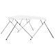 4 Bow Bimini Top White 95.7x77.2x53.9