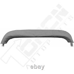 4Bow BIMINI TOP Boat Cover 85-90 Width 4FT Long Gray with Support Poles