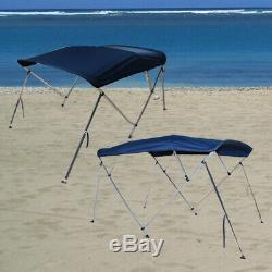 6' & 8' Boat Bimini Top 3 Bow / 4 Bow Canopy Cover 46'' / 54'' Width Freee Clips