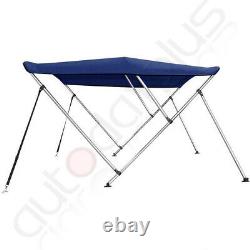 600D Boat Bimini Top Cover 67-72 Wide Flexible Mount Width For V-Hull Boats