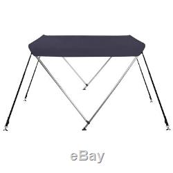 BIMINI TOP 2 Bow Boat Cover Blue 43-45 With Integrated protective Cover