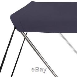 BIMINI TOP 2 Bow Boat Cover Blue 43-45 With Integrated protective Cover