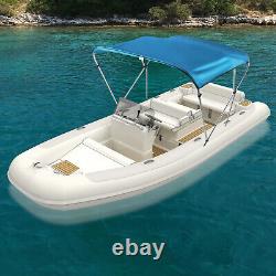 BIMINI TOP 3 Bow Boat Cover Blue 67-72 6ft Long UV Protect Sun Shade Waterproo