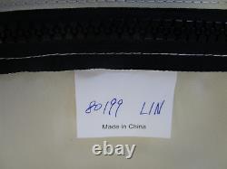 Bimini 3 Bow Top Cover And Boot Cream & Black 80199 Lin Marine Boat