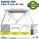 Bimini Top Boat Cover 4 Bow 46 H 73 78 W High Solution Gray 8 Foot Long