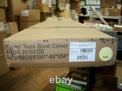 Bimini Tops Boat Cover 600D Polyester Canvas Beige 4 Bow LP20105130 New