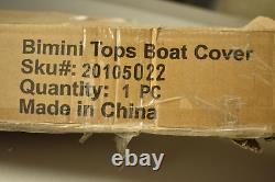 Bimini Tops Boat Cover Aluminum Light Gray 8 x 54 x 67-72 4 Bow Hardware
