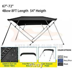 Boat Pontoon 4 Bow Bimini Top Replacement Canvas UV/Dust And Sun Protection