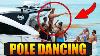 Is She A Professional Dancer When Pole Dancers Go Boating Haulover Inlet Boat Zone