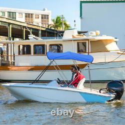 KAKIT Adjustable Bimini Top Boat Cover Boat Canopy Poles 3 Bowith4 Bow Bimini Tops