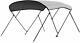 Leader Accessories 3 Bow Bimini Top Boat Cover with Straps & Mounting Hardware
