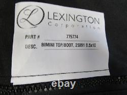 Lexington South Bay 4-bow Bimini Top & Boot Black 779774 Marine Boat