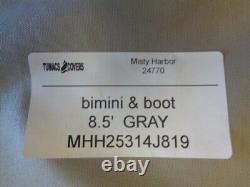 MISTY HARBOR 24770 BIMINI TOP With BOOT GRAY 105 3/4 X 119 1/2 MARINE BOAT