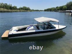Malibu boat response bimini top with frame & boot 1998 and UP