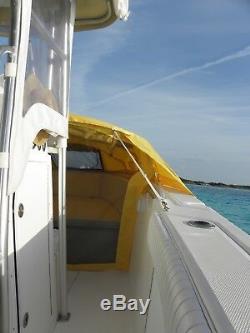 Marine PREFAB Instant cabin center console boat bow shade canopy Bimini top LG