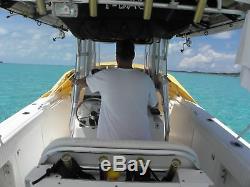 Marine PREFAB Instant cabin center console boat bow shade canopy Bimini top LG