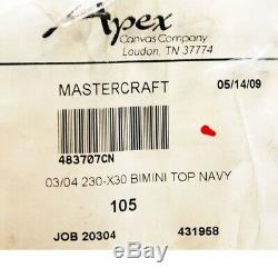 MasterCraft Boat Bimini Top 483707 X30 Blue 2003 2004