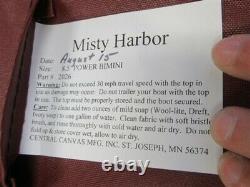 Misty Harbor 002026-w Wine Bimini Top W / Boot 120 X 112 1/2 Boat