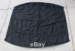NEW 2012 Sea Ray 260 Sundeck Jet Black Canvas Bimini Top # 1967111