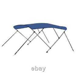 NEW 3 Bow Bimini Top Sturdy Weather Resistant Boat Cover 72x77.2x53.9 Blue