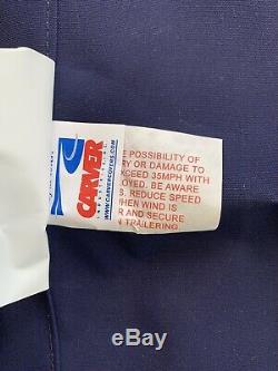 NEW SUNBRELLA Bimini Top Carver 5457, Captain Navy Blue Fabric Cover & Hardware