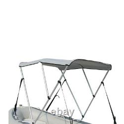 New 3-Bow Portable Bimini Top Cover Sun Canopy Suit 12 -13 ft Inflatable Boat