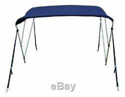 New 4 Seasons Brand Boat Bimini Top Cover 3 Bow 54H x 79-84 W Navy Blue