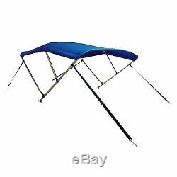 New Komo Covers Boat Bimini Top 46H x 6'L x 54-60W (Blue), with Boot, Hardware
