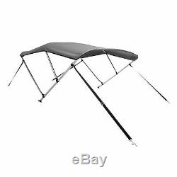 New Komo Covers Boat Bimini Top 46H x 6'L x 67-72W (Grey), withBoot, Hardware
