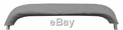 New Pontoon Bimini Top Boat Cover 4 Bow 54 H 79 84 W 8 ft. Long Gray