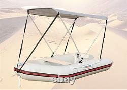 Nisorpa Bimini Top Covers Waterproof Boat Canopy Sun Shade with Mounting for
