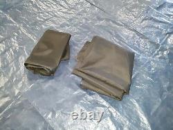 Older Model Traditional Pontoon Bimini Top Fabric Only, SurLast 96-102 W Black