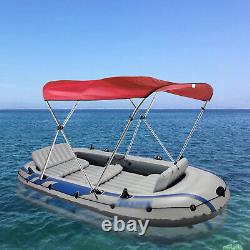 PU Coating Bimini Top Boat Cover 3 Bow 6' Long 67-72waterproof UV Protect