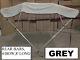 Pontoon 91-96 Inch Grey Boat Bimini Shade Canopy Top Cover Bikini 4 Bow Gray
