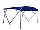 Pontoon Bimini Top 10'Long Sunbrella 1 Frame Metal Fittings