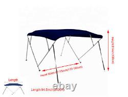 Pontoon Bimini Top Boat Cover 4 Bow 51 H 67 75 W 8 ft L Marine Awning New