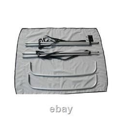 Portable Bimini Top Cover Canopy For Inflatable Kayak Canoe Boat (2 bow)